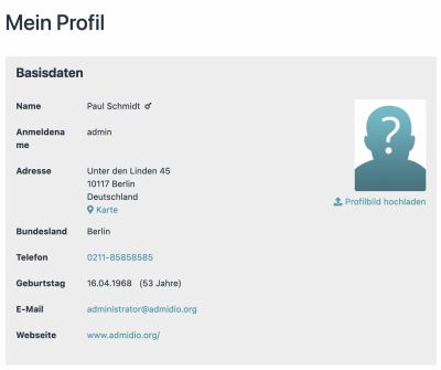 Profil ansehen